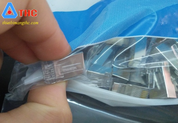 Hạt mạng RJ45 Cat5e Commscope bọc kim chống nhiễu